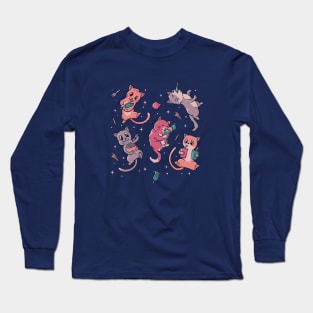 Ice Cream Cats by Tobe Fonseca Long Sleeve T-Shirt